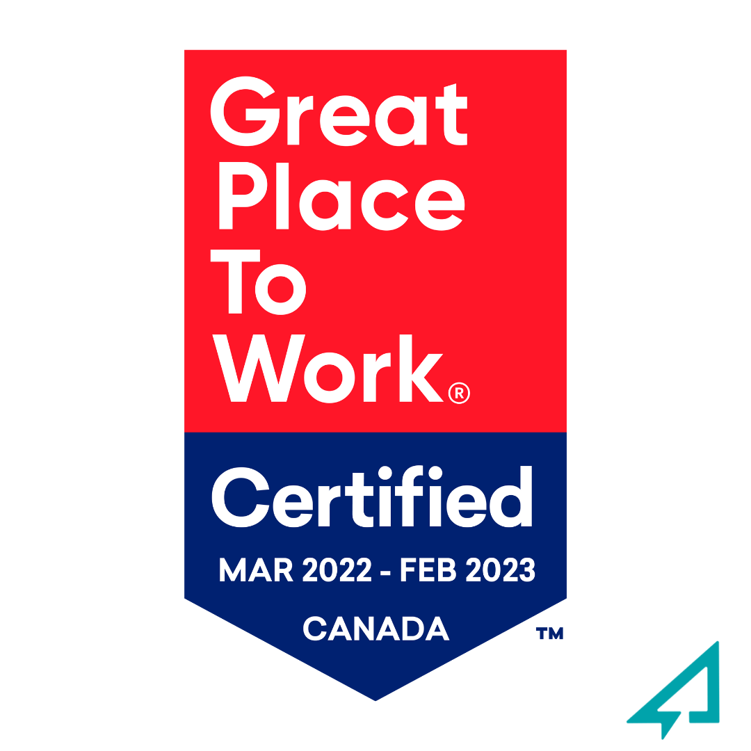 Avesdo Great Place to Work Canada Certified