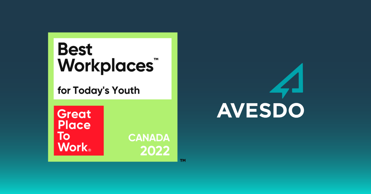 Avesdo made it to the 2022 List of Best Workplaces™ for Today’s Youth